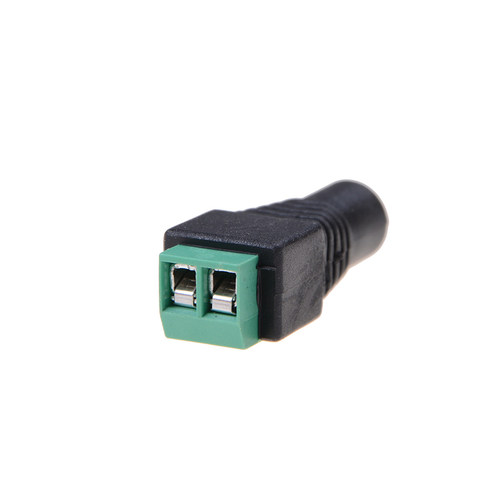Female DC Power Plug Adapter For CCTV Cameras 2.1mm x 5.5mm