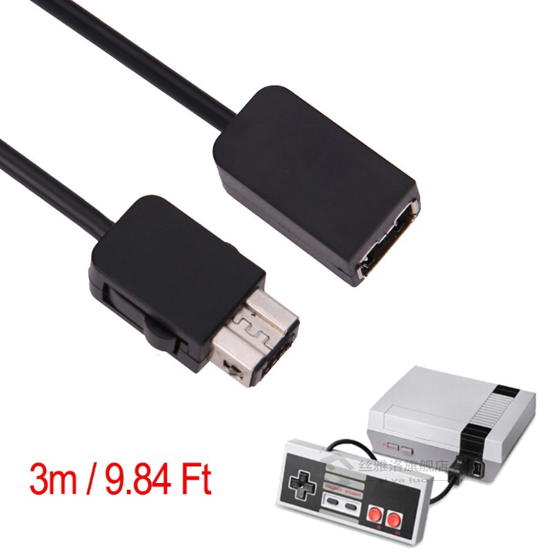 3M/9.8FT Newest Extension Cable Cord for Wii/ Mini NES Class