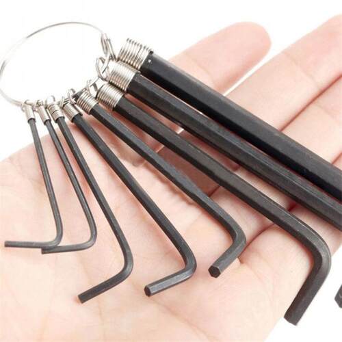 8pcs 45 # processing Hexagon Hex End Allen Key Wrench Bike B
