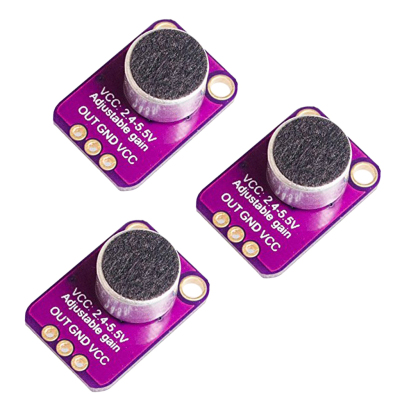 3 Pieces MAX4466 Electret Microphone Amplifier Gain for Ardu