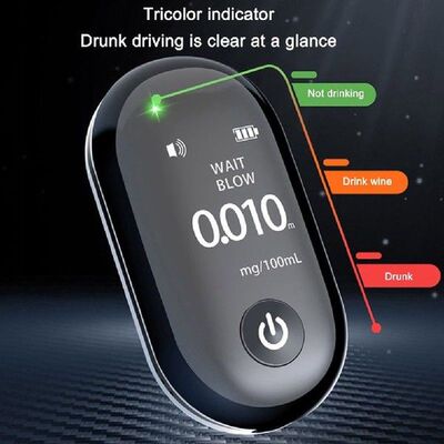 Digital LCD Alcohol Breathalyzers Portable Breath Tester