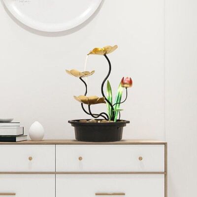 Electric Tabletop Fountains 3 Tiers Feng Shui Flowing Water
