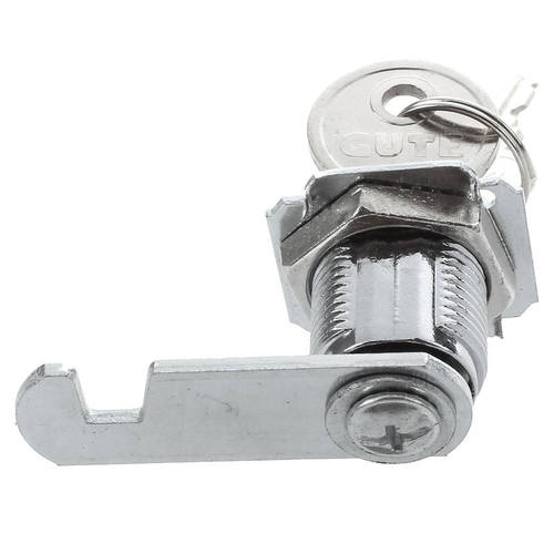 Cabinet 18.5mm Dia Male Thread Cam Lock with 2 Keys