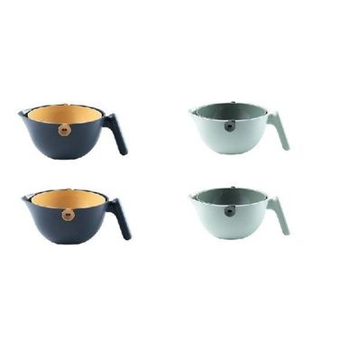 Double-Layer Rotatable Colander, Heat-Resisted Pasta