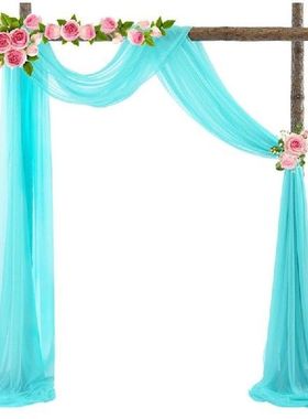 Wedding Arch Draping Fabric Chiffon Fabric Curtain Drapery