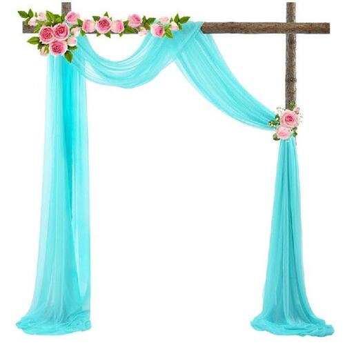 Wedding Arch Draping Fabric Chiffon Fabric Curtain Drapery