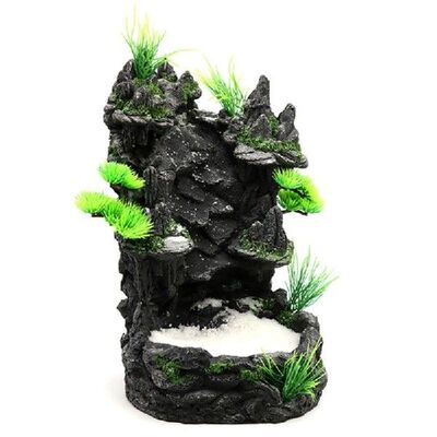 17x16x26cm Aquarium Mountain View Stone Ornament Rock