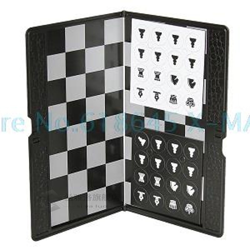 Pocket Chess Magnetic Portable Mini Checkers Set Traveler Pl