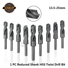 CMCP 1pc 13.5-25mm Reduced Shank HSS Twist Drill Bit  Wood/M