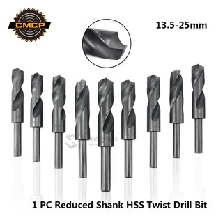 Reduced 25mm 1pc Wood Twist HSS Drill CMCP Bit 13.5 Shank