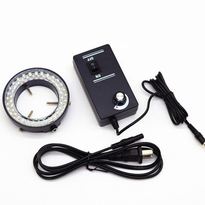 60 LED Adjustable Ring Light illuminator Lamp for Microscope