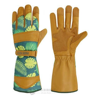 OLSON DEEPAK Wos Gardening Gloves with Grain Leather for Yar