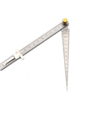 Welding Taper Feeler Gauge Gage Depth Ruler Gap Hole Inspect