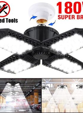 180W 80W LED Garage Light 360 Degrees Deformable Ceiling