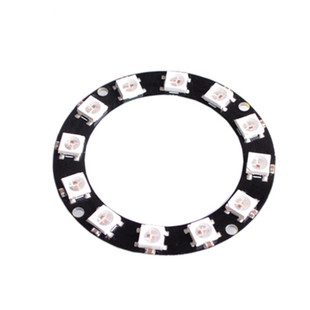 12 Bits 12 X WS2812 5050 RGB LED Ring Lamp Light with Integr