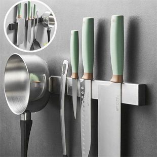 Magnetic Knife Holder Punch-free Magnet Knife Holder 304