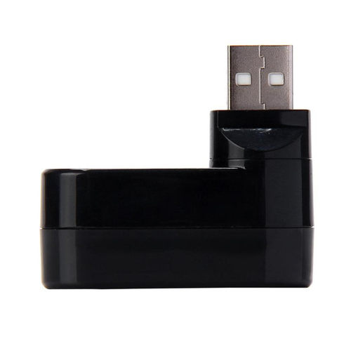D3 3 Ports USB 2.0 Mini Rotate Splitter Adapter Hub for PC N