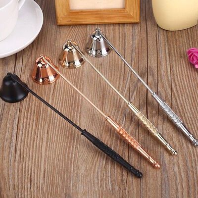 New 1PC Vintage Metal Bell Shape Candle Snuffer Long Handle