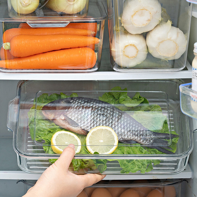 Refrigerator Fresh-keeping Box Clear PET Drawer Fridge