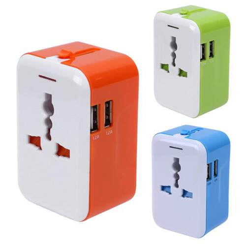 Travel Socket 100V-240V USB Travel Power Adapter Converter I