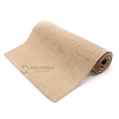 Vintage Burlap Hessian Table Runner Natural Jute Country Wed