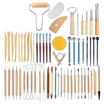 Promotion! 61Pcs Clay Tools Sculpting Pottery Tools Polymer