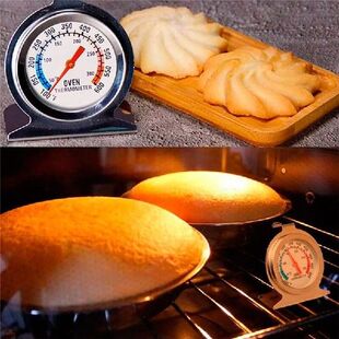 Stainless Steel Kitchen Oven Thermometer Food Bread