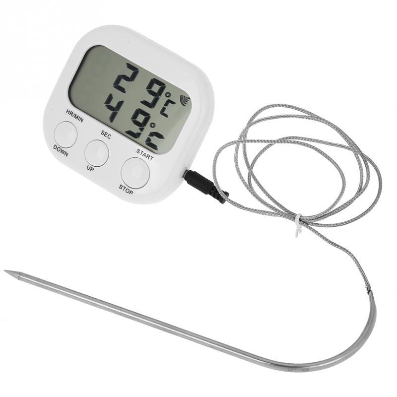 2 in 1 Cooking BBQ Grill Meat Probe Food Timer