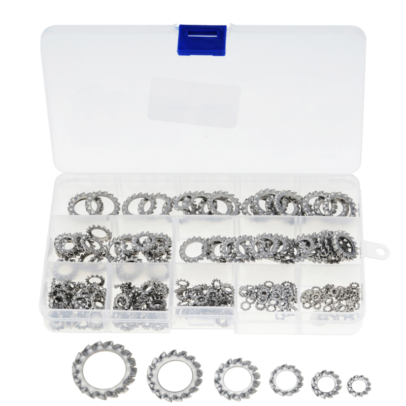 300PCS/Box M2.5 M3 M4 M5 M6 M8 M10 M12 Mix 304 Stainless Ste
