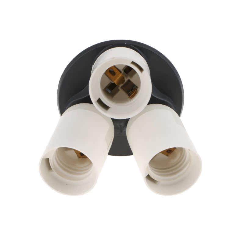 1 to 3 E27 Base Socket Light Lamp Bulb Head Holder