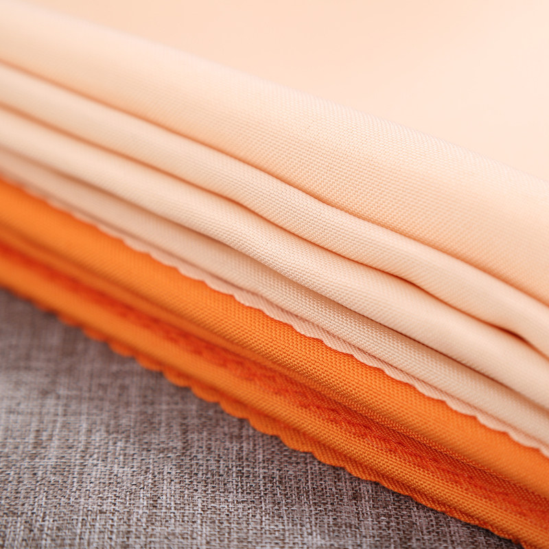 6pcs polyester cloth napkins orange/champagne cloth napkins