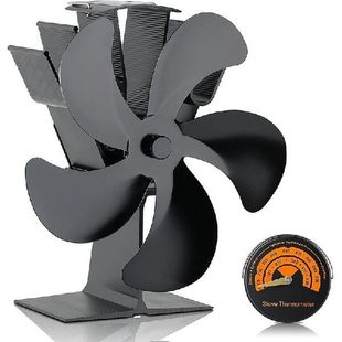 Fan Stove Powered Silent with Designed Fireplace Heat