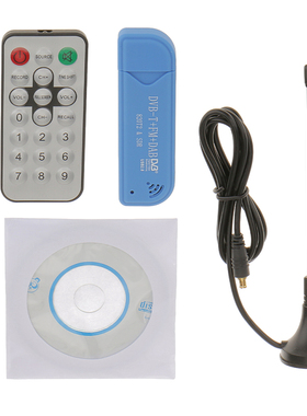 USB2.0 DVB-T SDR+DAB+FM HDTV TV Tuner Receiver Stick RTL2832