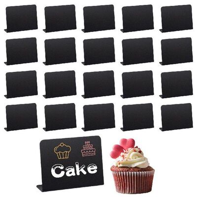 20pcs Table Number Message L Shape Party Buffet DIY Menu