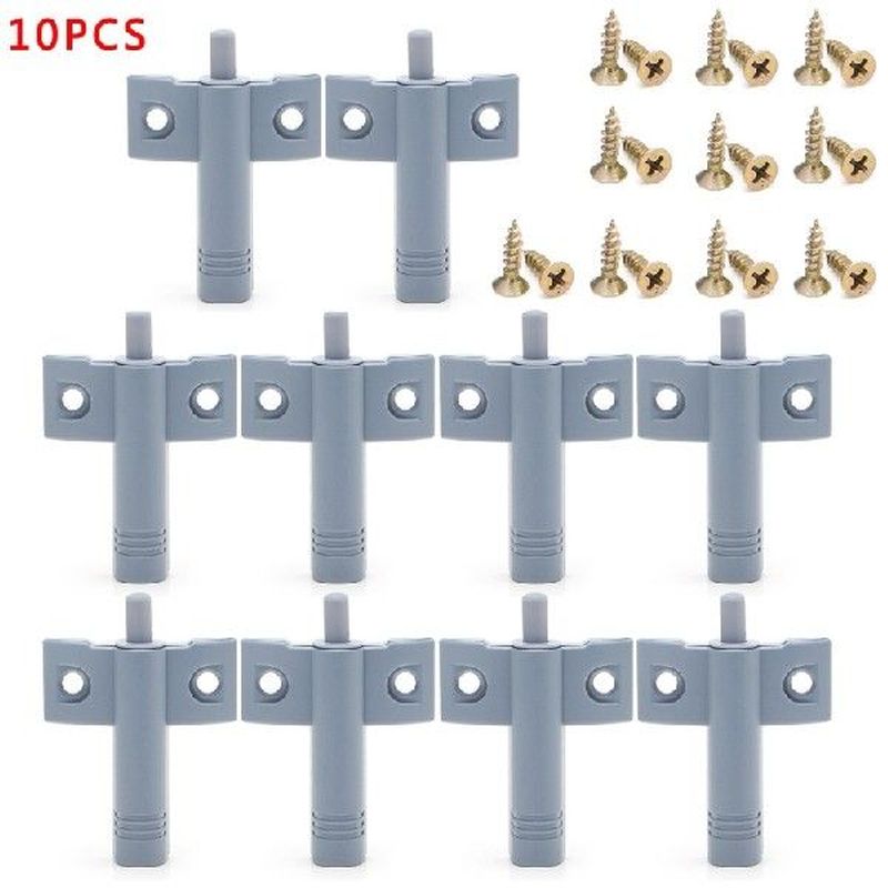 10Pcs Kitchen Bathroom Cabinet Door Drawer Soft Quiet Close