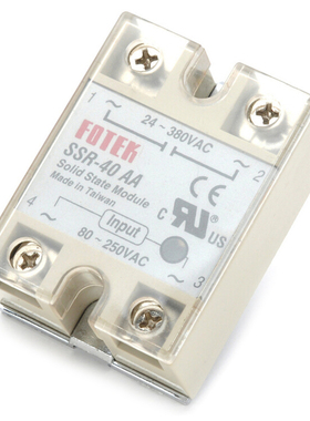 SSR-40AA 40A AC Control Actually 80-250VAC TO 24-380VAC SSR