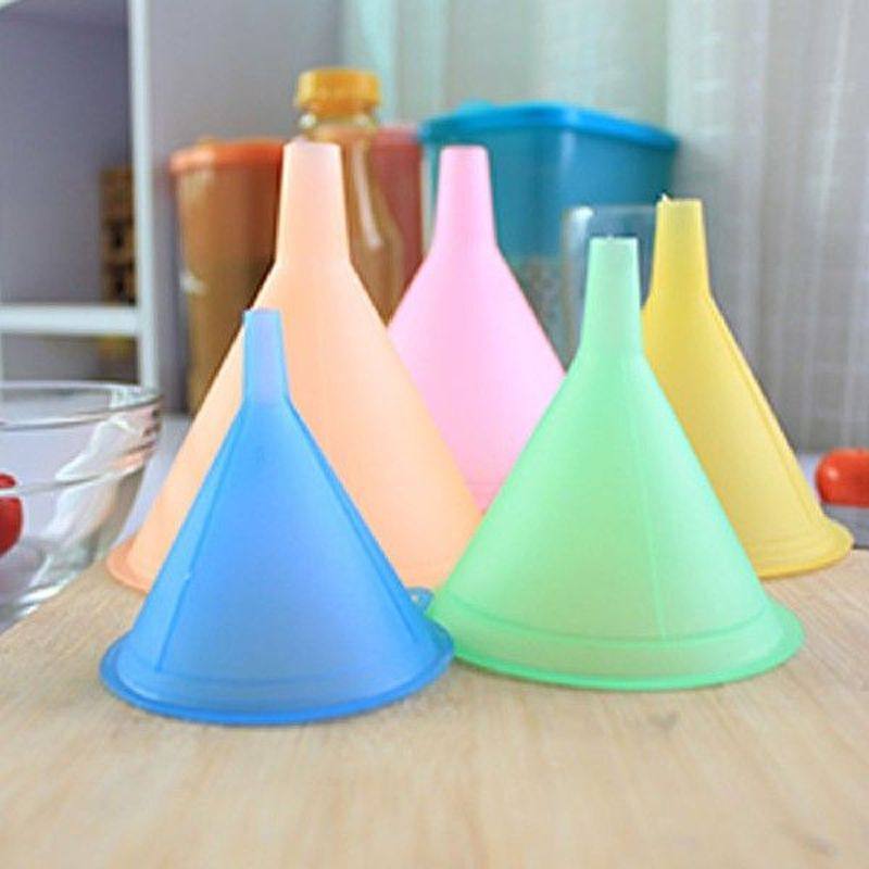 new funnel set plastic pouring funnels pp silicone kitchen