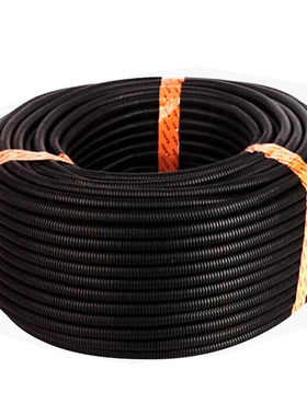 50 Ft 3/8inch Split Wire Loom Conduit Polyethylene Tubing Bl