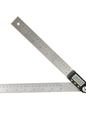 Paractical 2 In 1 Angle Ruler Protractor 360 Degree 200mm Pr