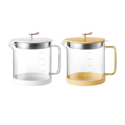 Transparent Grease Container Fine Mesh Strainer 1000ml