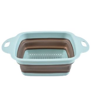 Fruit Vegetable Drainer Storage Basket Collapsible Strainer