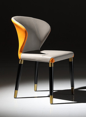 Nordic Dining Chairs Luxury Leather Dining Chair Dining