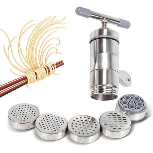 Manual Stainless Steel Noodle Maker Press Pasta Cutter Kitch
