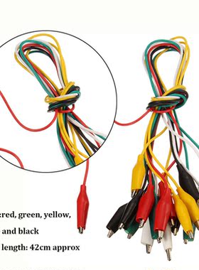 Electrical DIY 10pcs Alligator Clips Test Leads Alligator Do