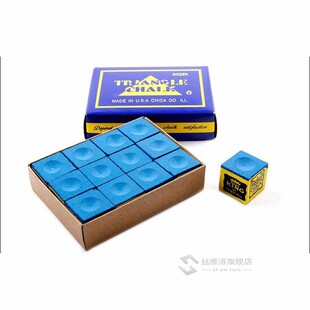 12pcs/set Pool Cue Tip Chalk Billiard Cue  No-slip Chalk Sno