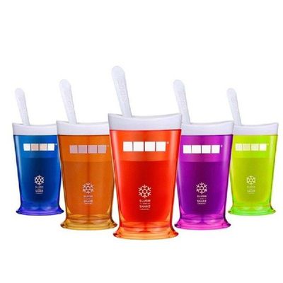 DIY Silicone Smoothie Cup Ice Cream Maker Homemade Double