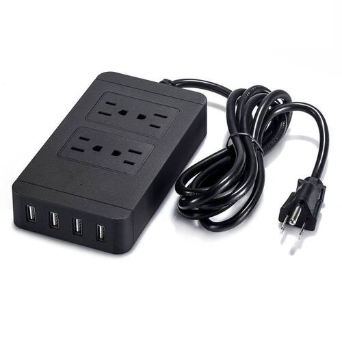 Power Strip with USB,  4 Outlet Surge Protector Power Strip