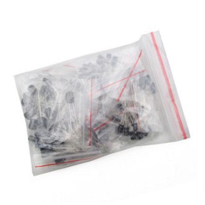 of 120pcs 12 values 0.22UF-470UF electrolytic capacitor asso