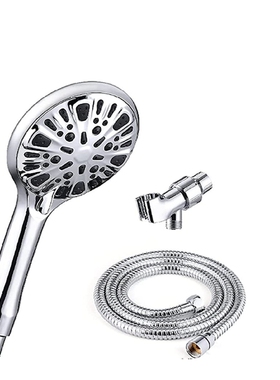 Handheld High Pressure Shower Head Set, 9-Spray Setting