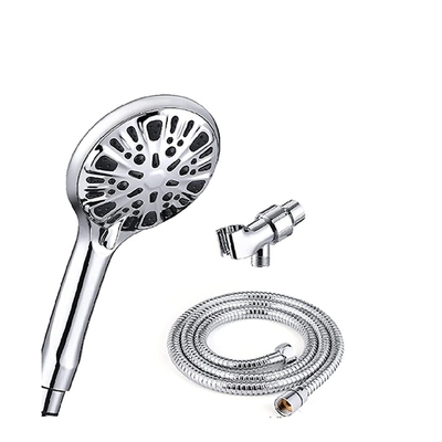 Handheld High Pressure Shower Head Set, 9-Spray Setting